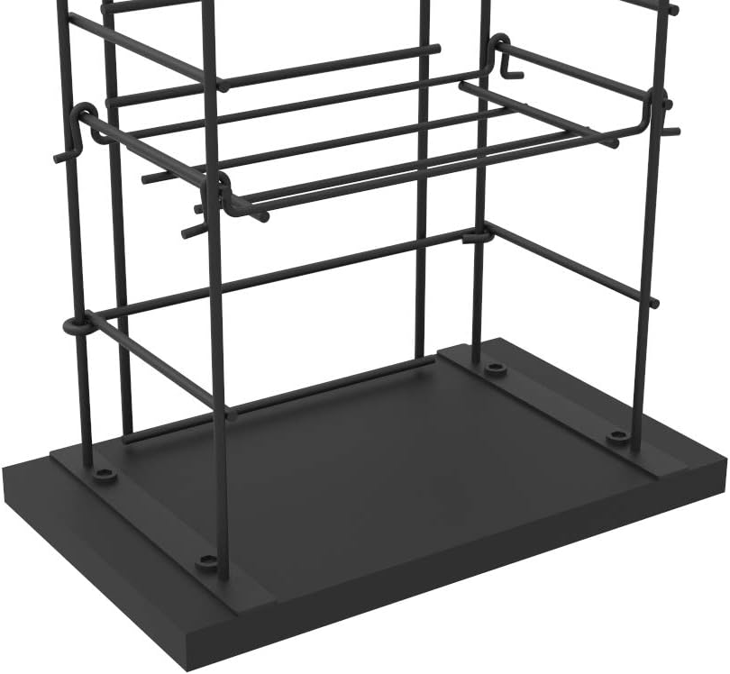 FixtureDisplays CD Tower Media Rack DVD Organizer Video Game Blu Ray Storage Holds 176 Single CDs 18469-NF