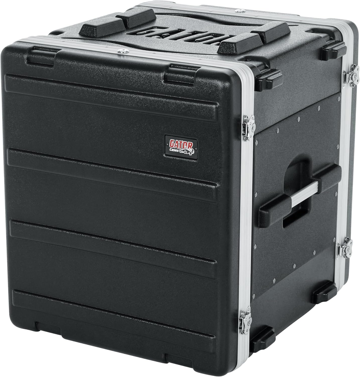 Gator Cases Lightweight Molded 6U Rack Case with Heavy Duty Latches, Shallow 14.25" depth (GR-6S)