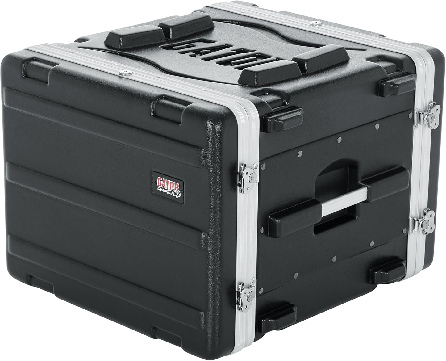 Gator Cases Lightweight Molded 6U Rack Case with Heavy Duty Latches, Shallow 14.25" depth (GR-6S)
