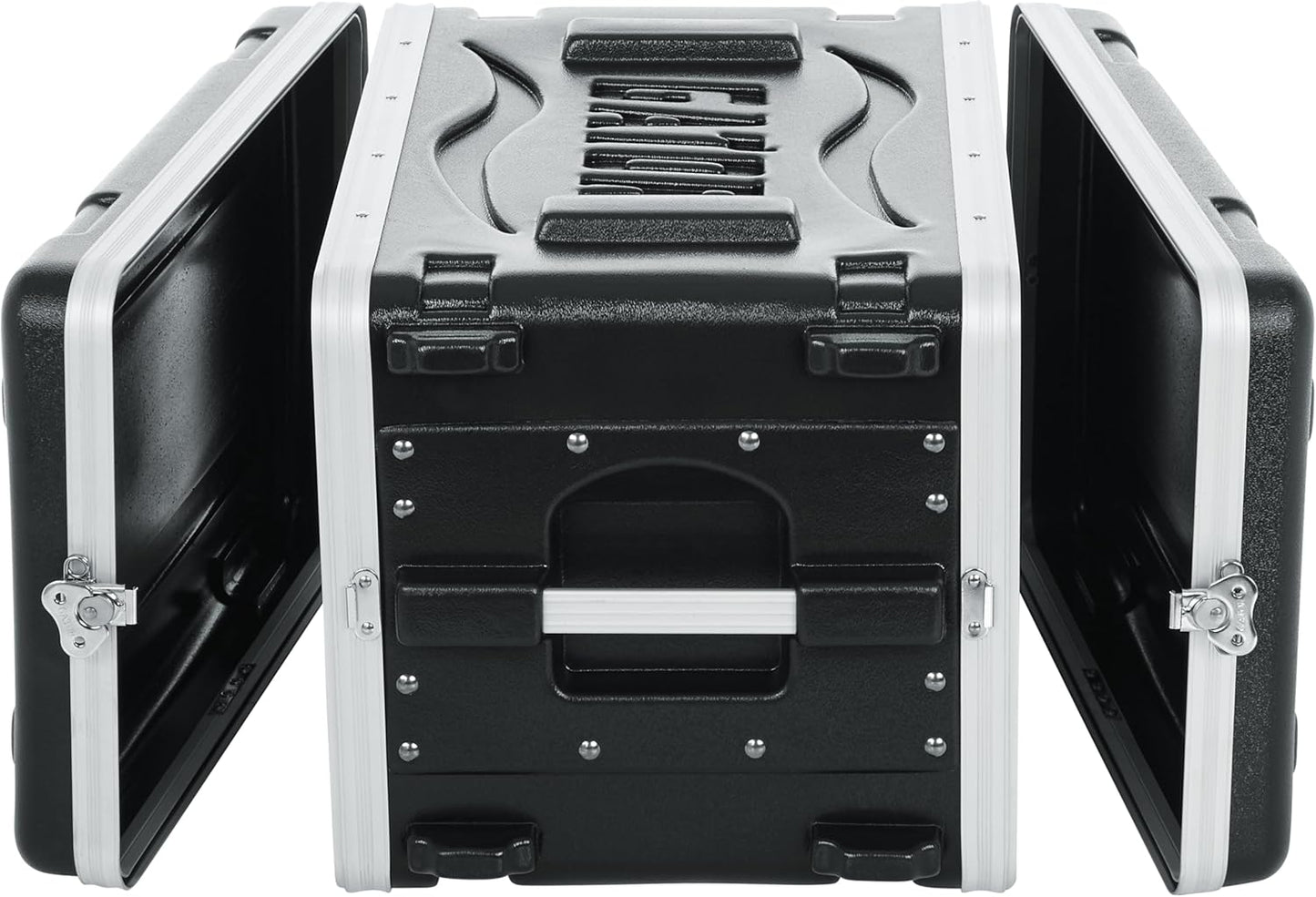 Gator Cases Lightweight Molded 6U Rack Case with Heavy Duty Latches, Shallow 14.25" depth (GR-6S)