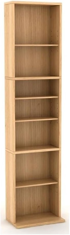 Atlantic Summit Media Storage Cabinet – Protects & Organizes Prized Music, Movie, Video Games or Memorabilia Collections, PN 74735727 in Espresso